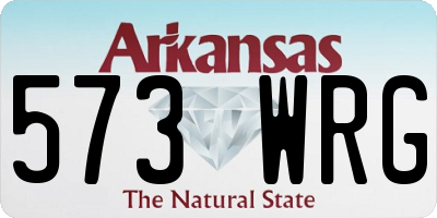 AR license plate 573WRG