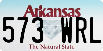 AR license plate 573WRL