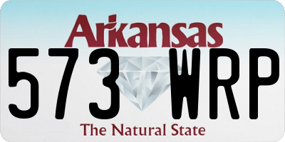 AR license plate 573WRP