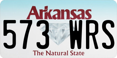 AR license plate 573WRS
