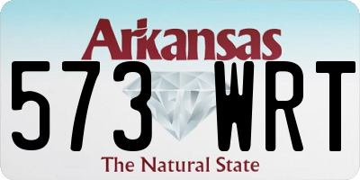 AR license plate 573WRT