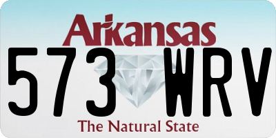 AR license plate 573WRV