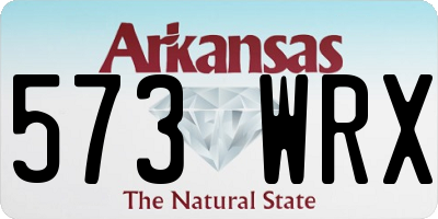 AR license plate 573WRX