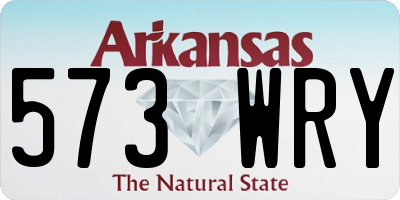 AR license plate 573WRY