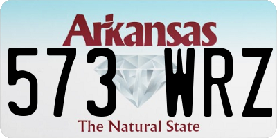 AR license plate 573WRZ