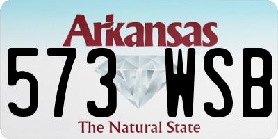 AR license plate 573WSB