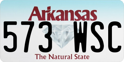 AR license plate 573WSC