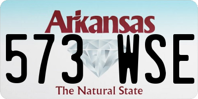 AR license plate 573WSE