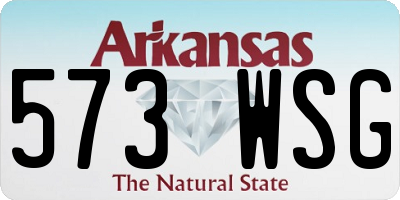AR license plate 573WSG