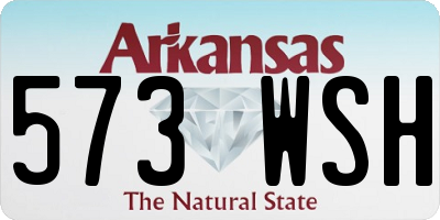 AR license plate 573WSH