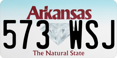 AR license plate 573WSJ