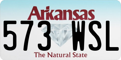 AR license plate 573WSL
