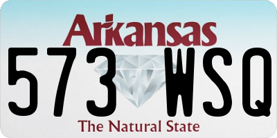 AR license plate 573WSQ