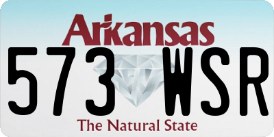 AR license plate 573WSR