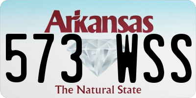 AR license plate 573WSS