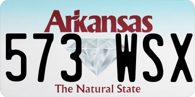 AR license plate 573WSX