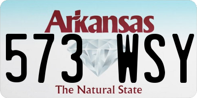 AR license plate 573WSY