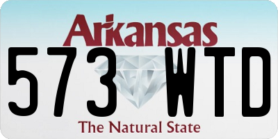 AR license plate 573WTD
