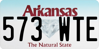 AR license plate 573WTE