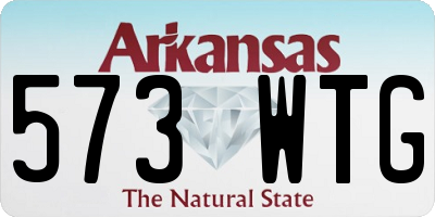 AR license plate 573WTG