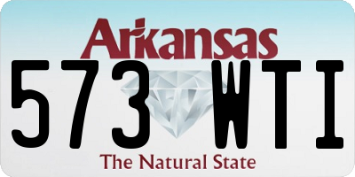 AR license plate 573WTI