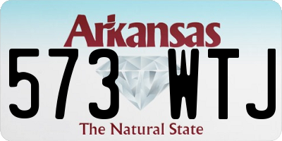 AR license plate 573WTJ