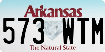 AR license plate 573WTM