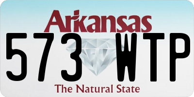 AR license plate 573WTP