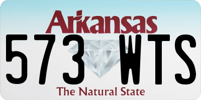 AR license plate 573WTS