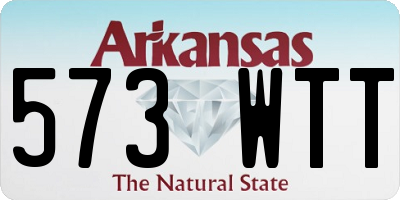 AR license plate 573WTT