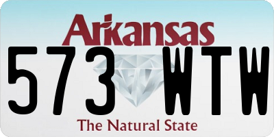 AR license plate 573WTW