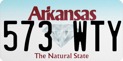 AR license plate 573WTY
