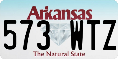 AR license plate 573WTZ