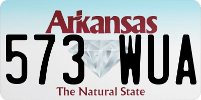 AR license plate 573WUA