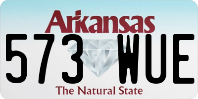 AR license plate 573WUE