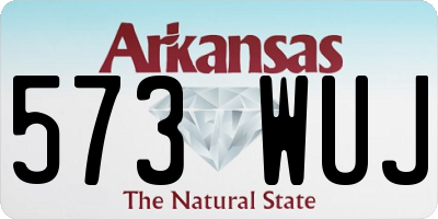 AR license plate 573WUJ