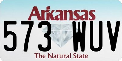 AR license plate 573WUV