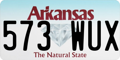 AR license plate 573WUX