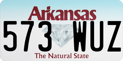 AR license plate 573WUZ