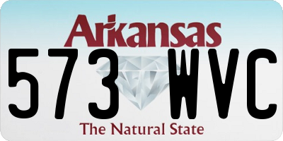 AR license plate 573WVC