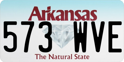 AR license plate 573WVE