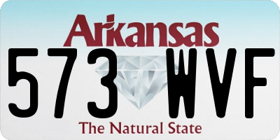 AR license plate 573WVF