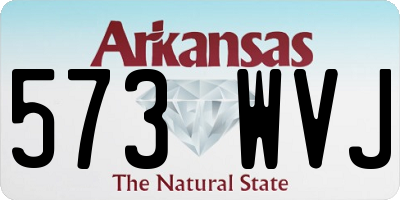 AR license plate 573WVJ