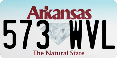 AR license plate 573WVL
