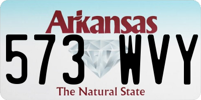 AR license plate 573WVY