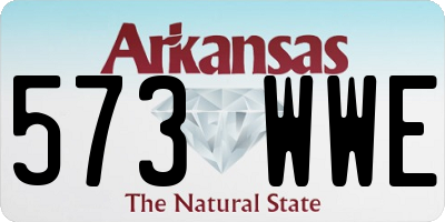 AR license plate 573WWE