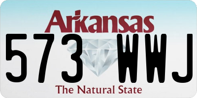 AR license plate 573WWJ