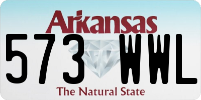 AR license plate 573WWL