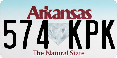 AR license plate 574KPK