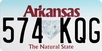 AR license plate 574KQG